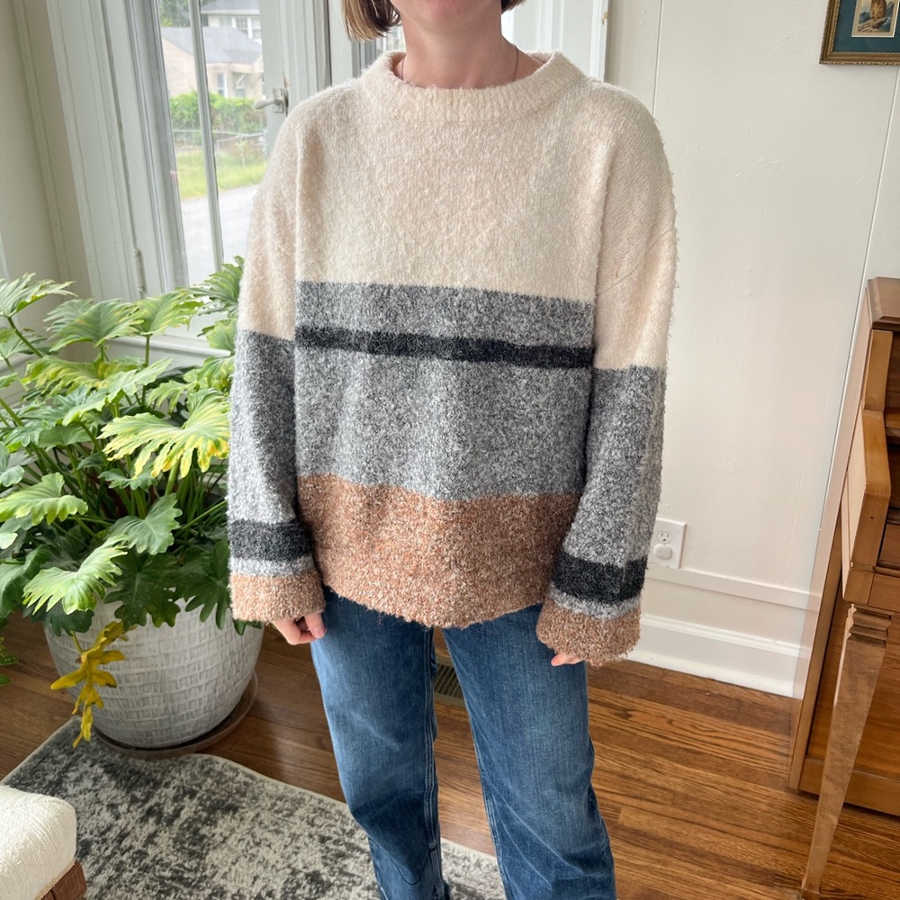 Roolee Color Block Sweater